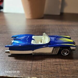 Hot Wheels Blast Lane Blue Diecast Car‎ 1990 Malaysia Toy Vehicle
